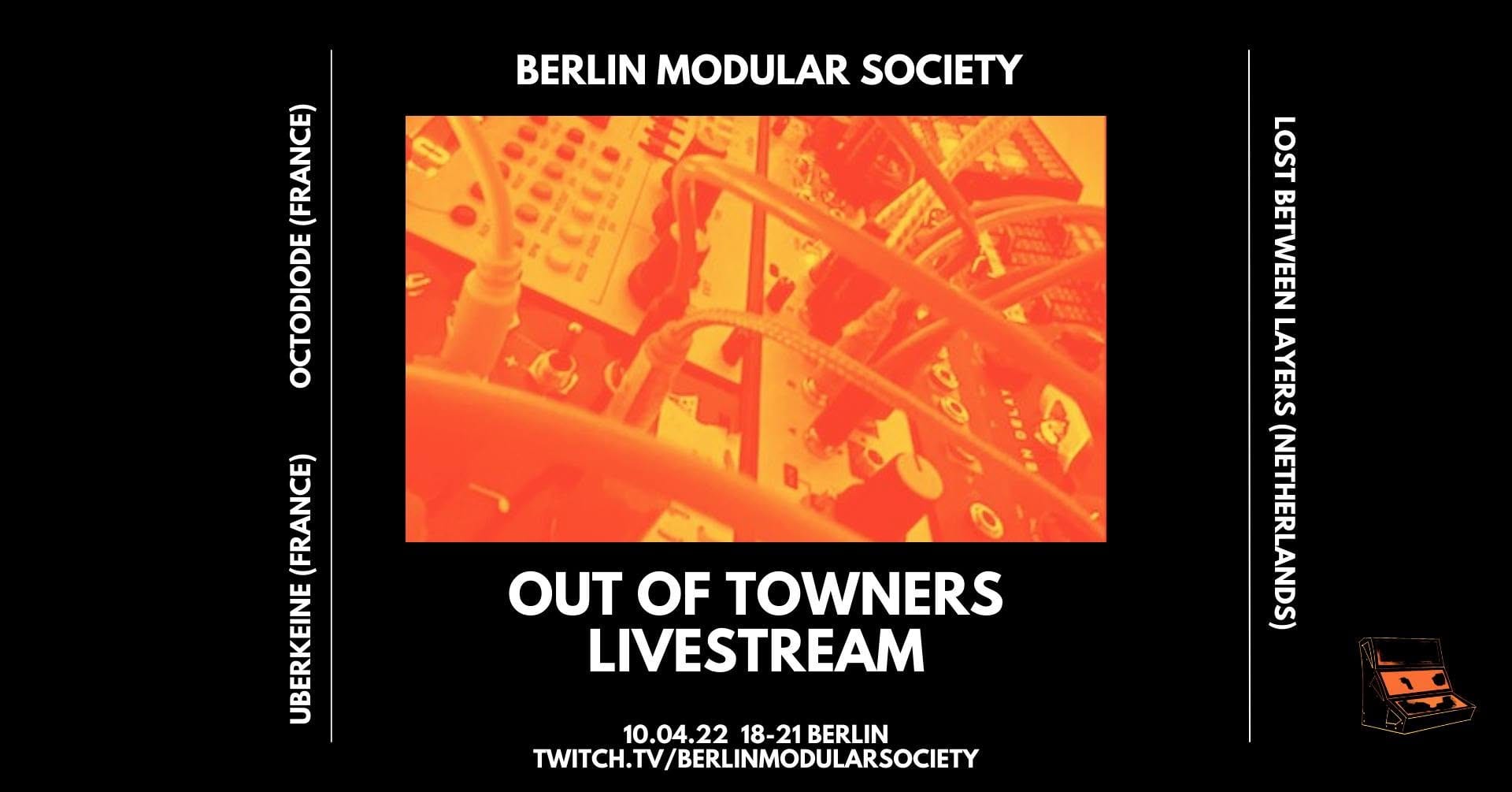 BMS11 flyer, listing Octodiode, Uberkeine, Lost Between Layers